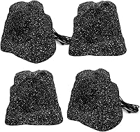 STUDIOFINIX 6.5" 800W Bluetooth Outdoor Rock Speakers IPX7 Waterproof - 4-Pack for Patio, Pool, Garden & Park