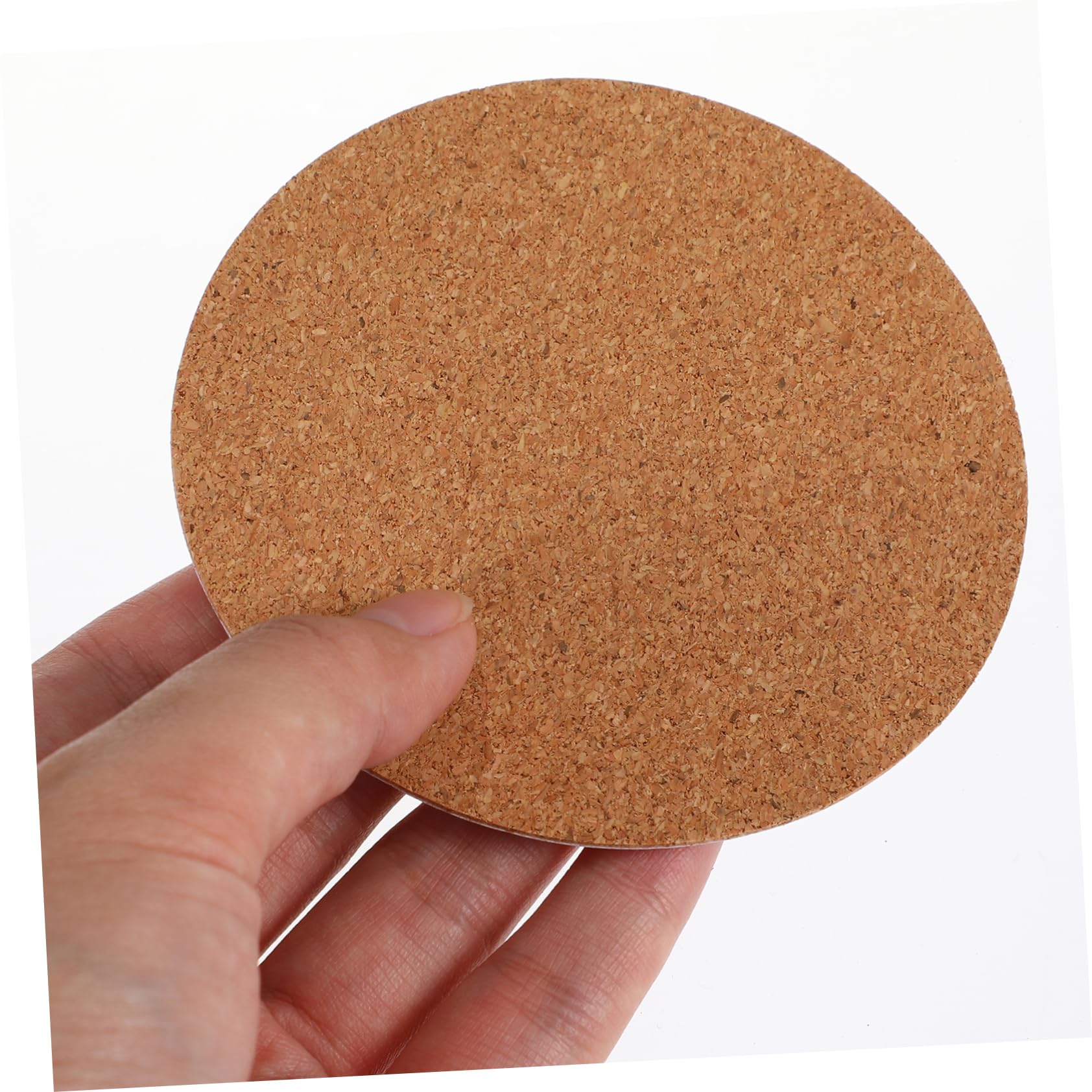 DOITOOL 5 Sätze Selbstklebende Korkuntersetzer Runde Kaffeetassenmatte Praktische Und Stilvolle Untersetzer Für Zuhause Für Verschiedene Tassen Und Gläser Leicht Zu Reinigen 60 Stück * 5