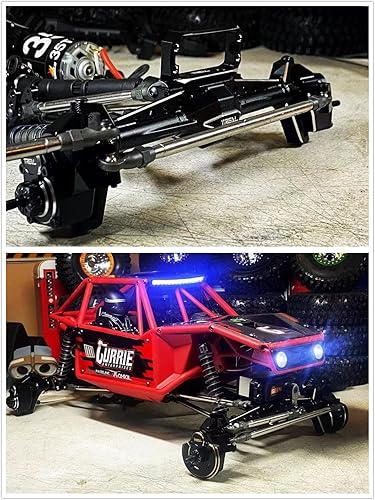 Miniatura 3 de Treal Capra Eje Delantero Carcasa CNC Solid Billet Aluminio 7075 Diseño de una sola pieza (negro)