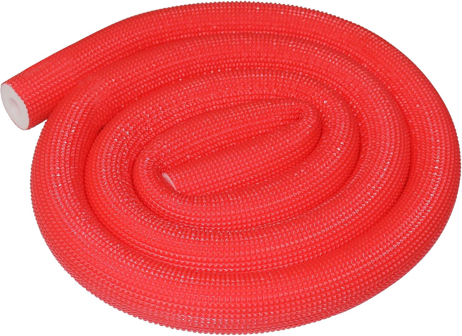 Pipe Insulation Tubing, BESUNTEK 6ft Heat Preservation Insulated Foam Tubing Handle Grip Support, for Water Pipes, air Conditioning Pipes (0.75" × 0.39", Red) - - 