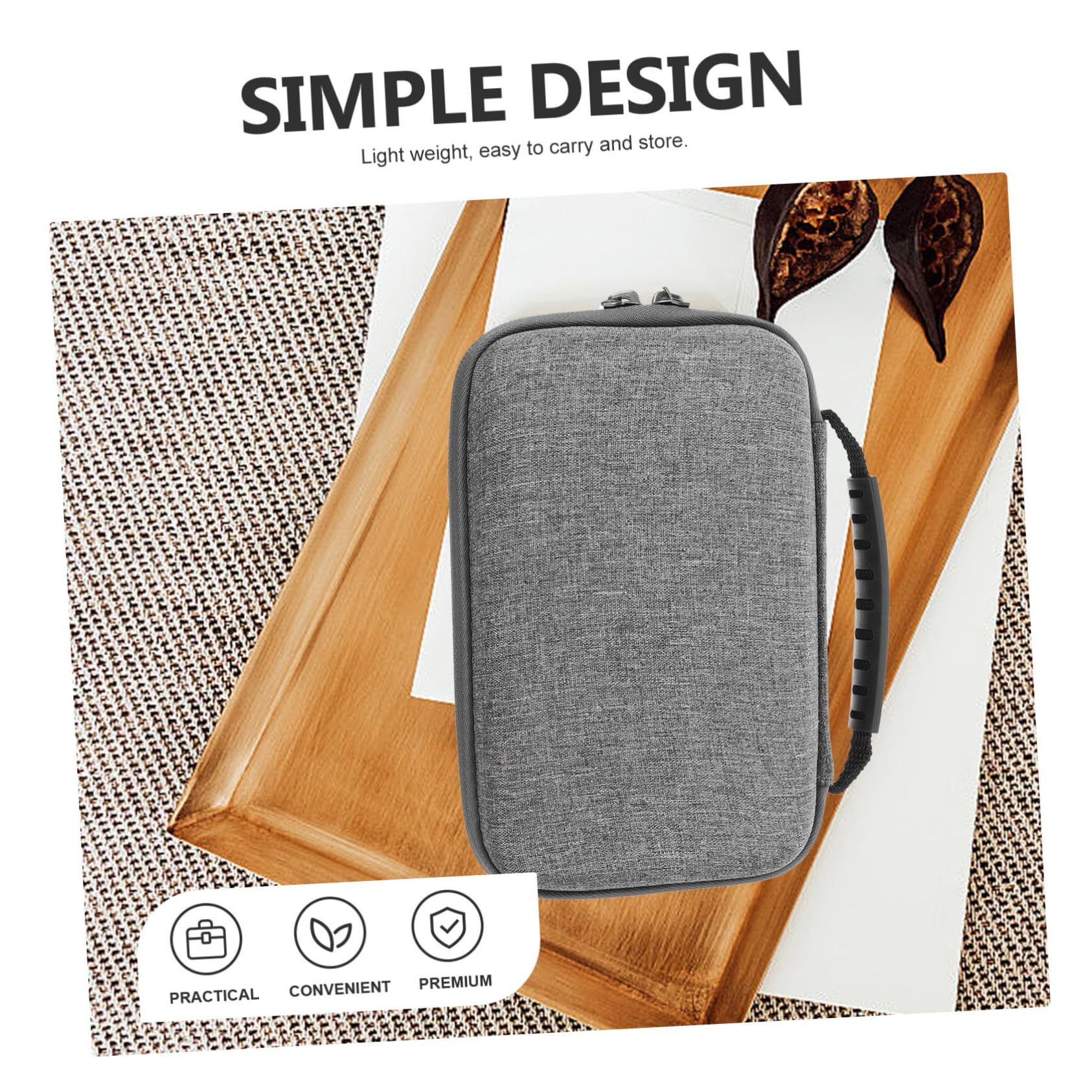 Angoily 4 Pezzi Custodia Portaoggetti Per Caricabatterie Portatile Organizer Per Cavi Elettronici Per Viaggiatori
