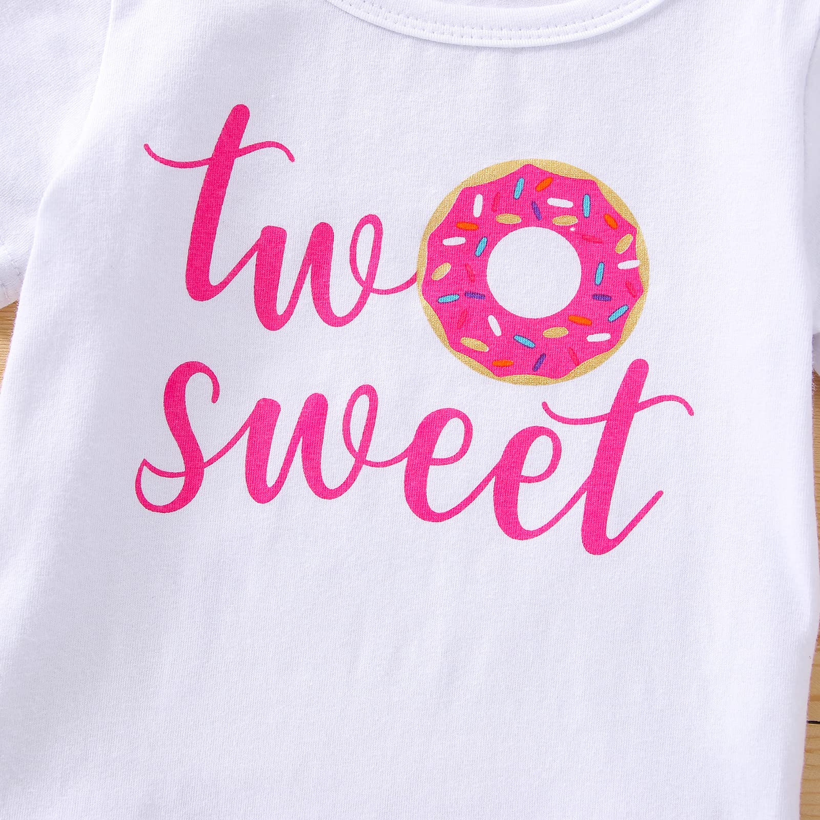 Conjunto de 3 piezas de cumpleaños para niñas pequeñas, 1-5T, camisetas de manga corta con diadema acampanada