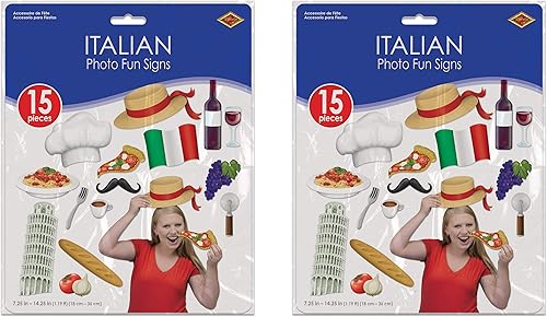 Miniatura 2 de Paquete de 2 letreros divertidos de fotos italianas