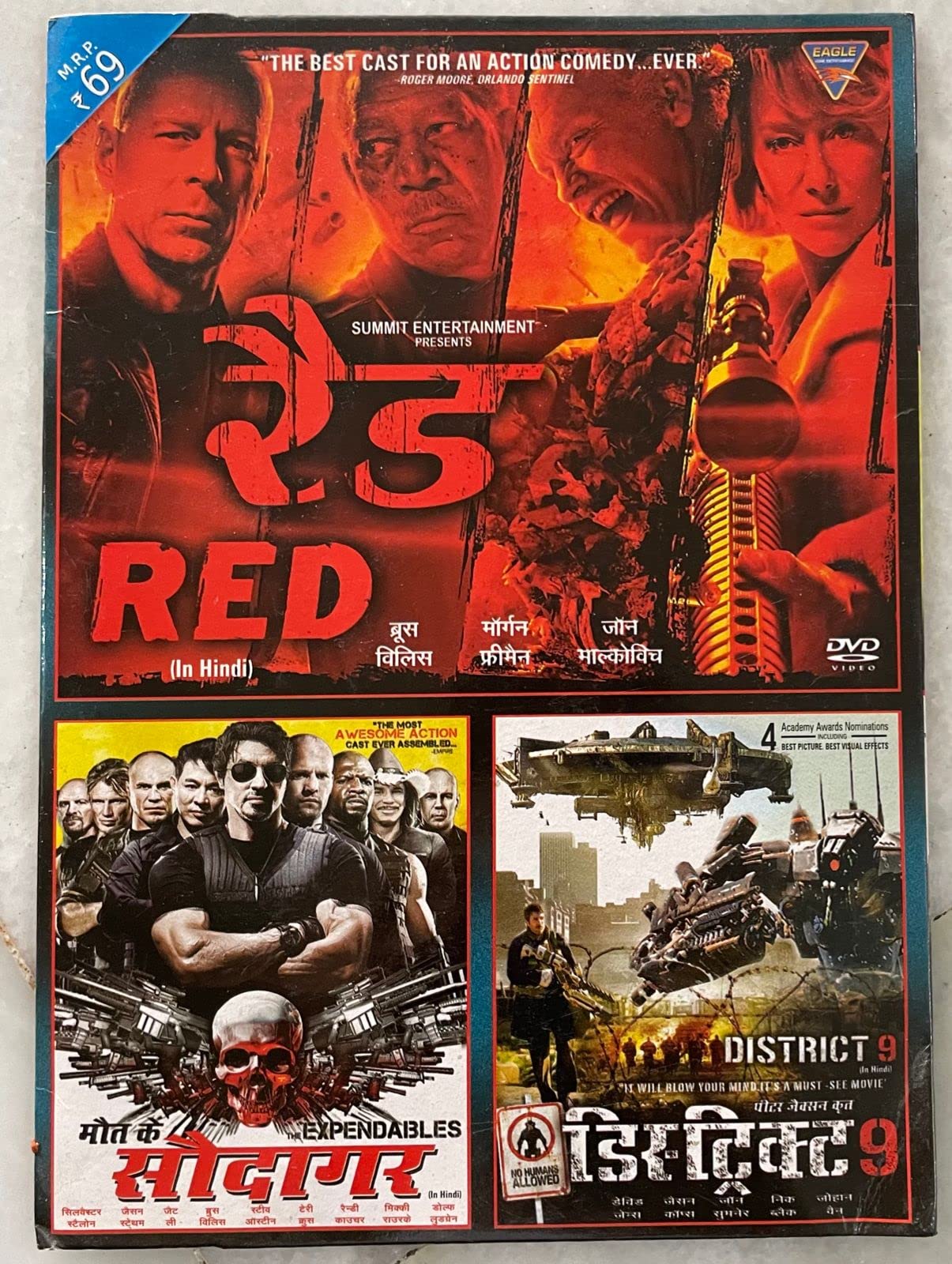 Red Expendables District In Combo Dvd Hindi Desertcart