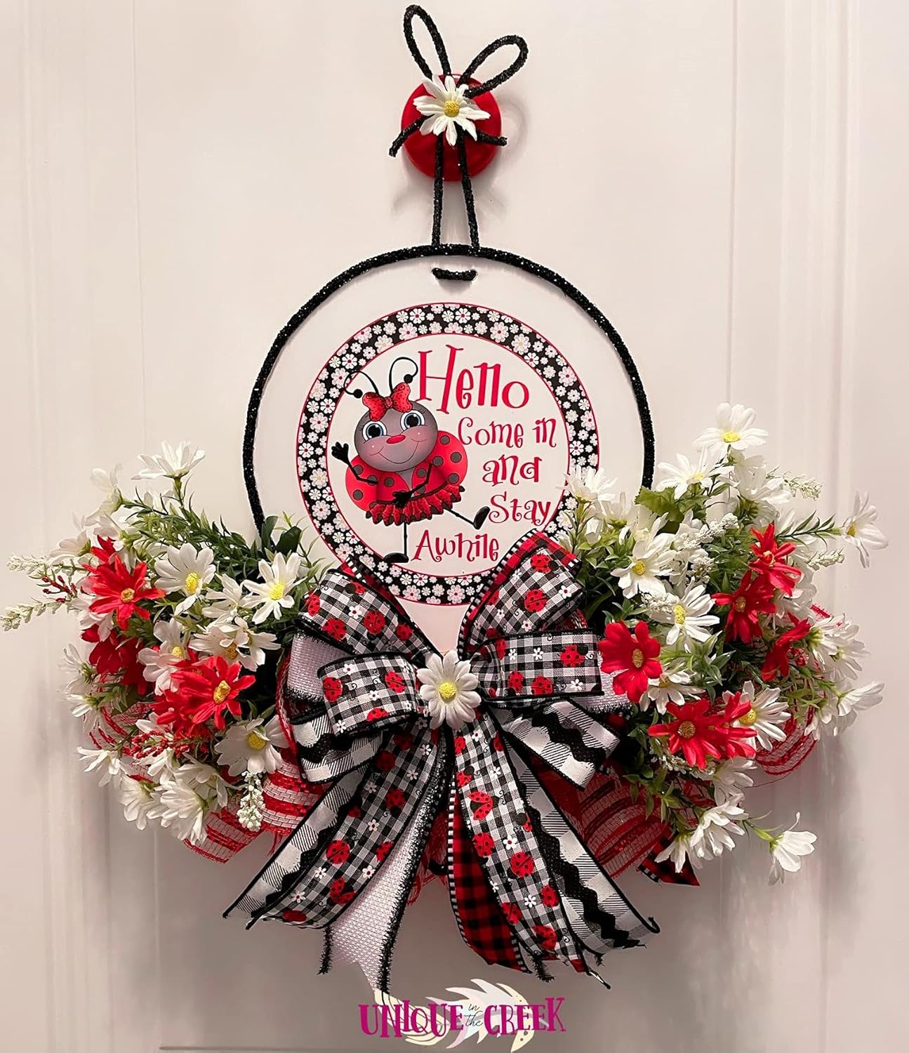 Unique In The Creek | Five (5) Pack | Rail Wreath Boards | Plastic | Round 13" | Craft Rail | Easy to Use Wreath Frame