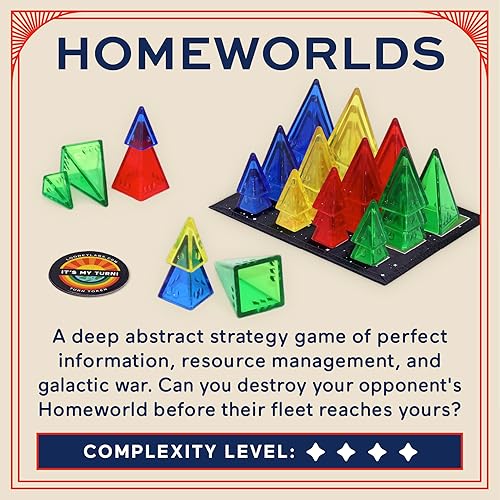 Miniatura 2 de LOONEY LABS Homeworlds - Juego familiar - Juegos divertidos para niños y adultos, los mejores juegos de mesa para juegos familiares, juegos de