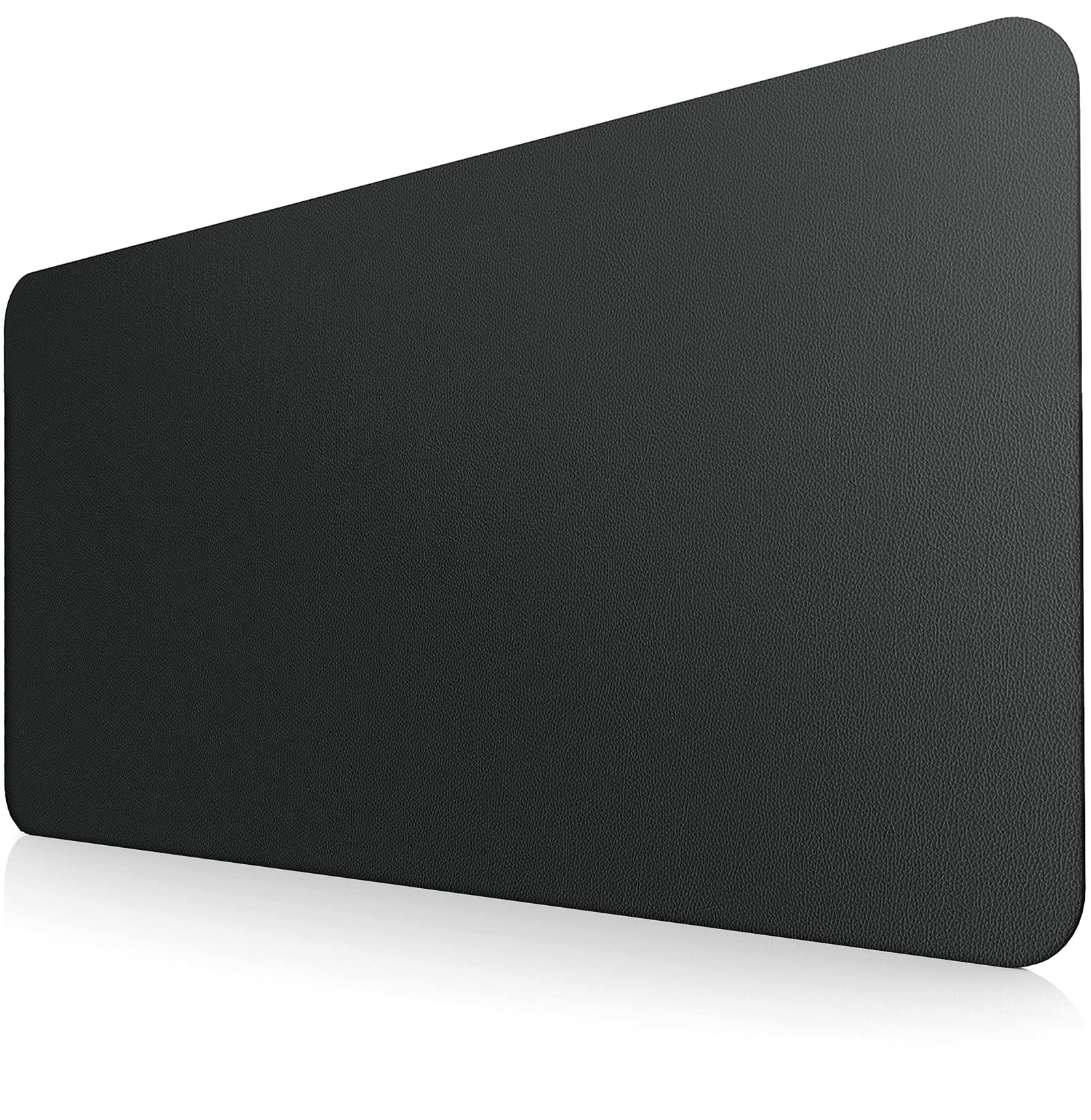Photo 1 of KTRIO Desk Pad XXX-Large Desk Mat Protector, 35.4 x 15.7 inches PU Leather Desk Blotter Pad, Mouse Pad Waterproof Full Desk Cover Mats, Ultra-thin Writing Mat Desk Pads for Laptop Office & Home, Black XXX-Large (35.4" x 15.7") Leather Black