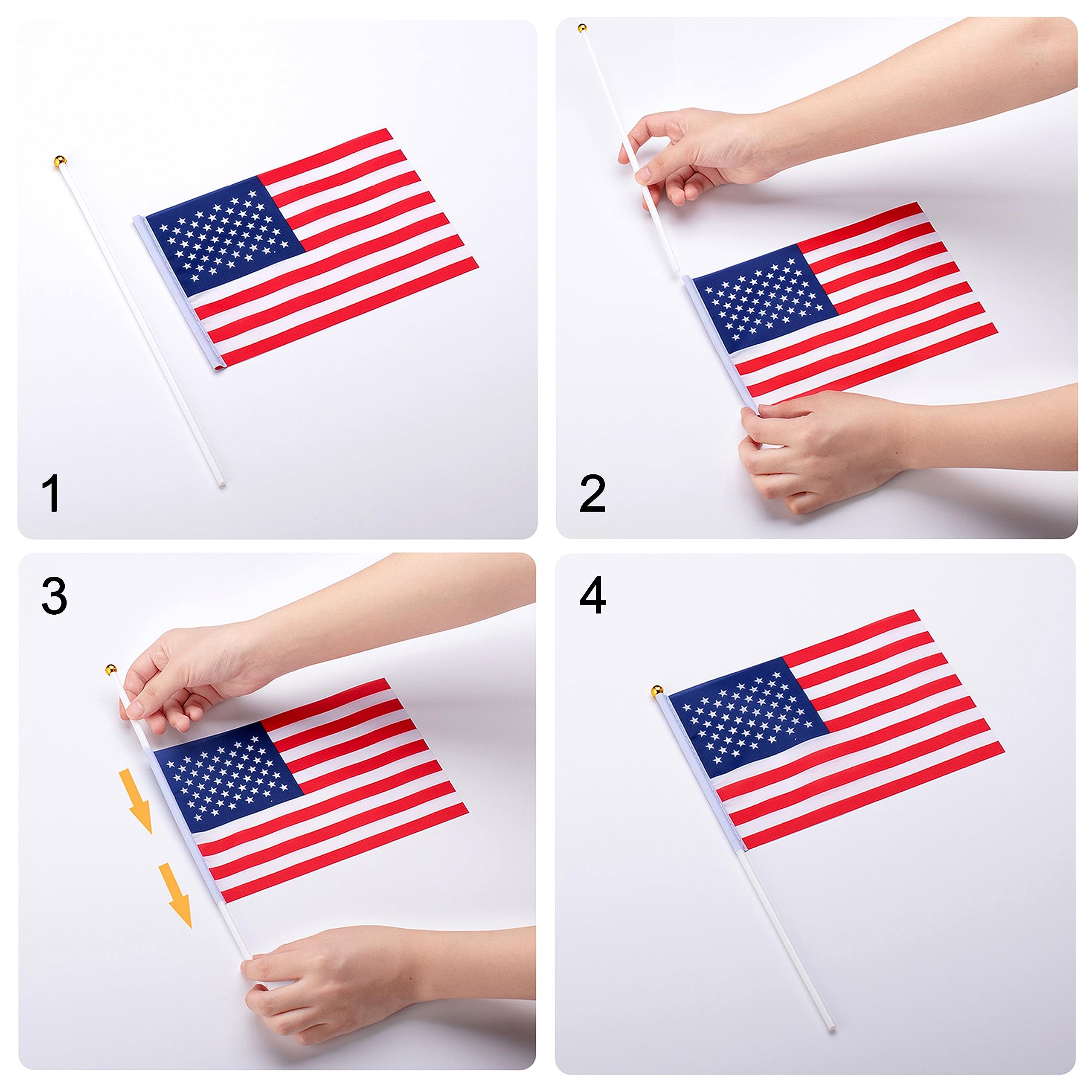 226 Country International Flags Set 5x8inch Polyester Fade Resistant