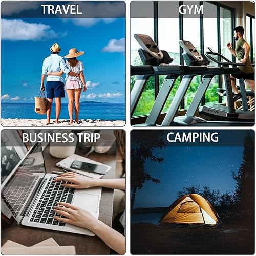 Miniatura 6 de Paquete de 5 Botellas de Viaje de 3.4 oz para Artículos de Tocador Aprobadas por TSA A Prueba de Fugas Contenedores de Botellas Vacías de Plástico