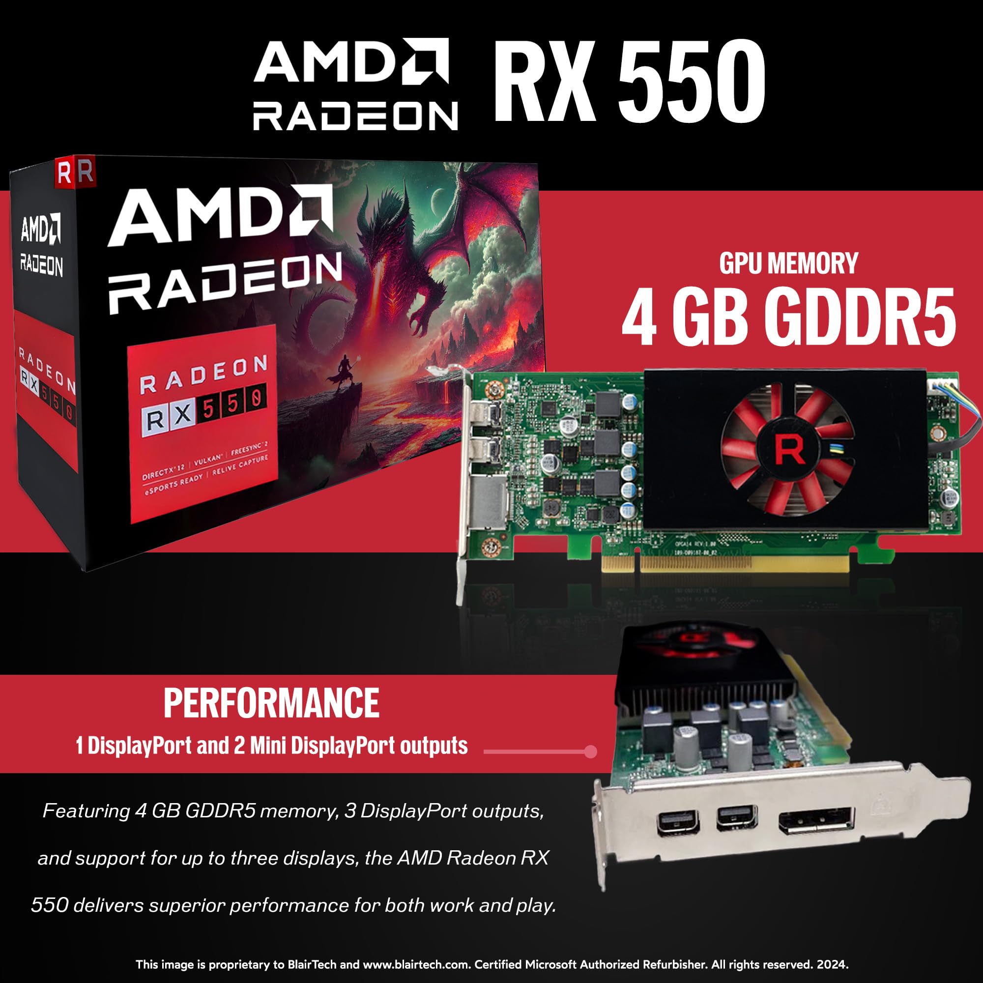 Amazon.com: HP Prebuilt Gaming Desktop PC Intel i5 + Radeon RX550