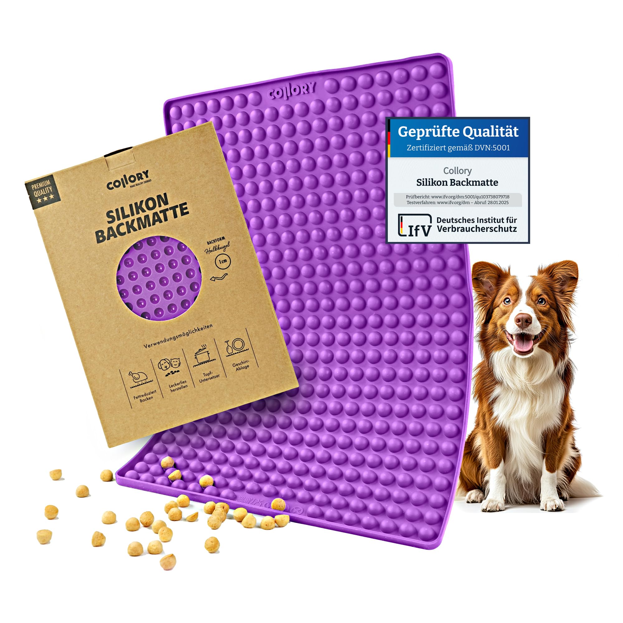 Tapis De Cuisson Silicone Demi-sphère - Antiadhésif, Réutilisable - Résistant à 230°C - Pour Four Et Micro-ondes