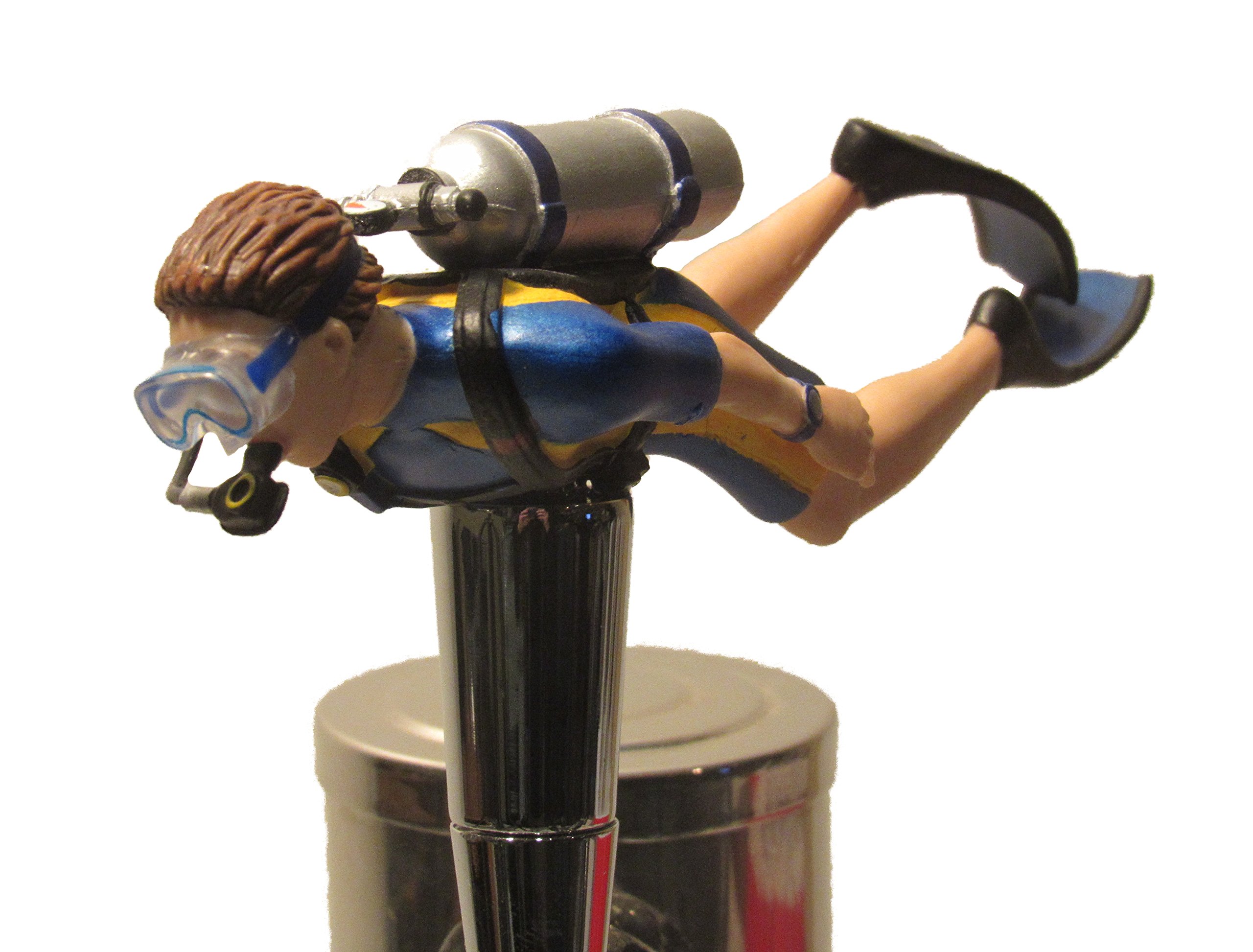 Scuba Diver Beer Tap Handle Sports Bar Kegerator Breweriana Hunter