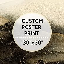 wall26 Custom Poster Prints - Upload Your Image/Photo, Personalized Photo to Poster Printing, Durable and Waterproof, Home Decor Wall Art Prints - 30x30 inches