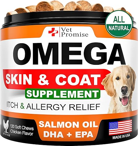Omega 3 para perros  Suplemento para piel y pelaje de perro  Aceite de pescado para perros masticables  Alivio de alergias y picazón de perro disponible en Yaxa Colombia
