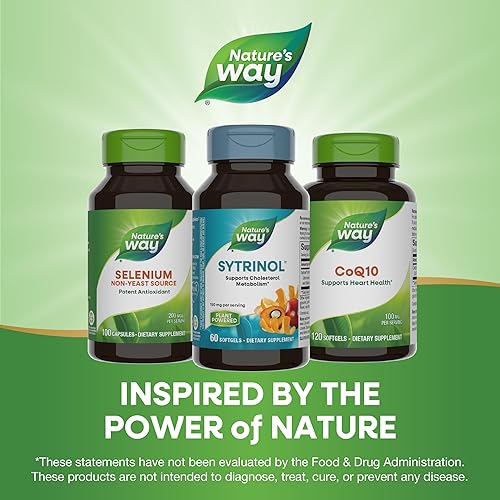 Miniatura 7 de Nature's Way Control de colesterol de sitrinol mezcla premium 60 cápsulas blandas