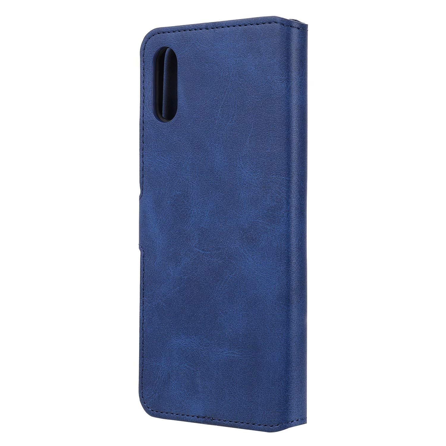 HAOTIAN Leder-Hülle Für Xiaomi Redmi 9AT/9A – Mit Standfuß & Kartenfach