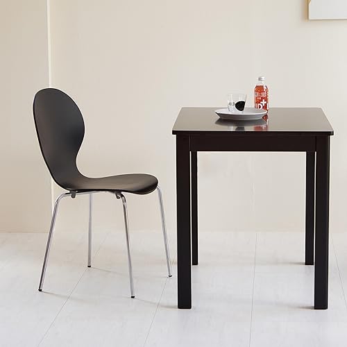 Miniatura 4 de Livinia No.9 - Juego de 2 sillas de comedor de madera modernas de mediados de siglo, contemporáneas, apilables, de madera curvada, para interior de