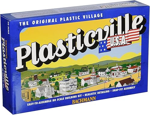 Bachmann Trenes - PLASTICVILLE U.S.A. EDIFICIOS - KITS CLÁSICOS - EDIFICIOS DE GRANJA con ANIMALES - Escala HO