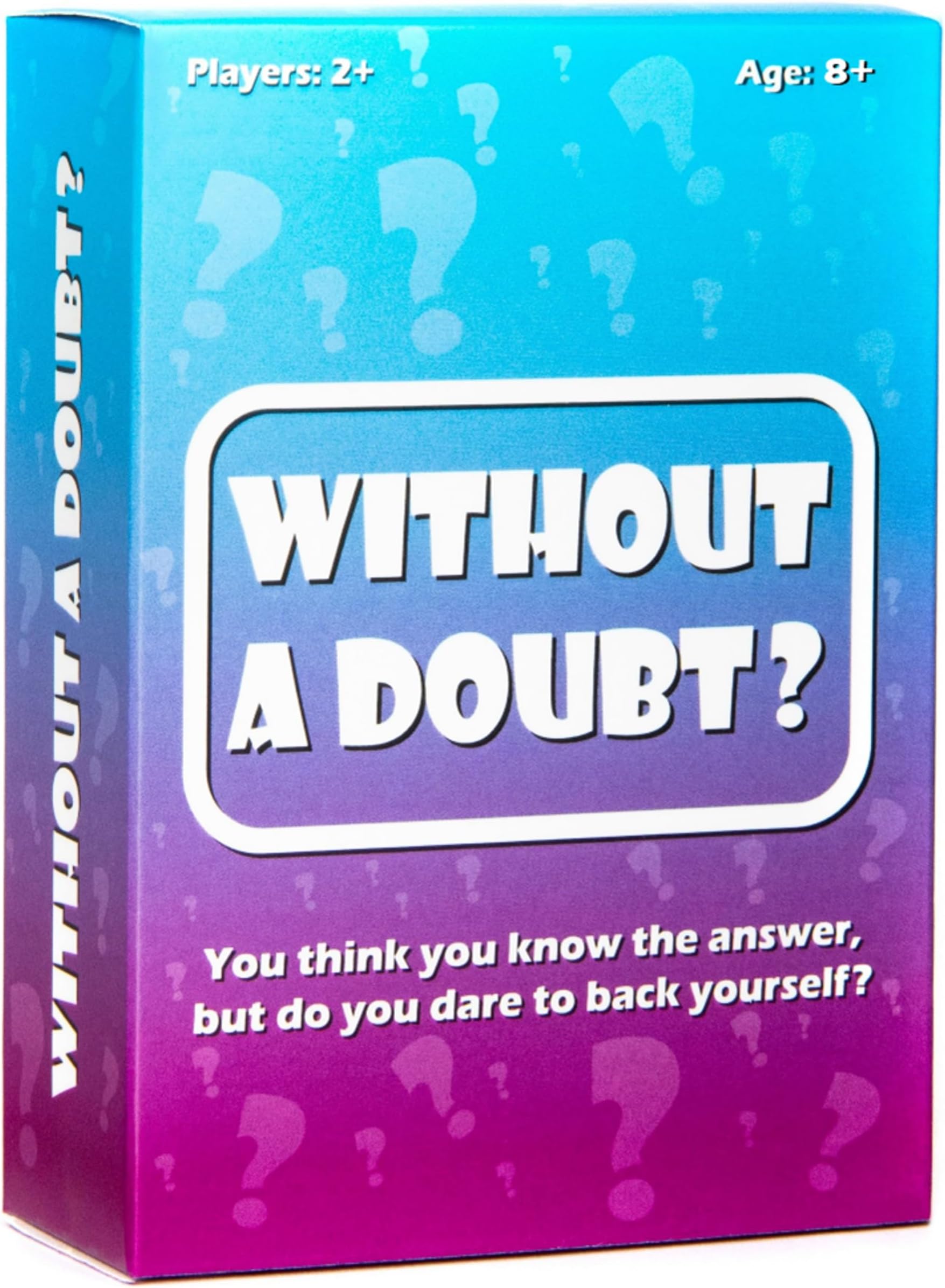 Without A Doubt? A Hilarious Quiz Game of Ridiculous Questions, Guesswork and Family Fun | 2+ Players | Adults, Teens, Kids & Families