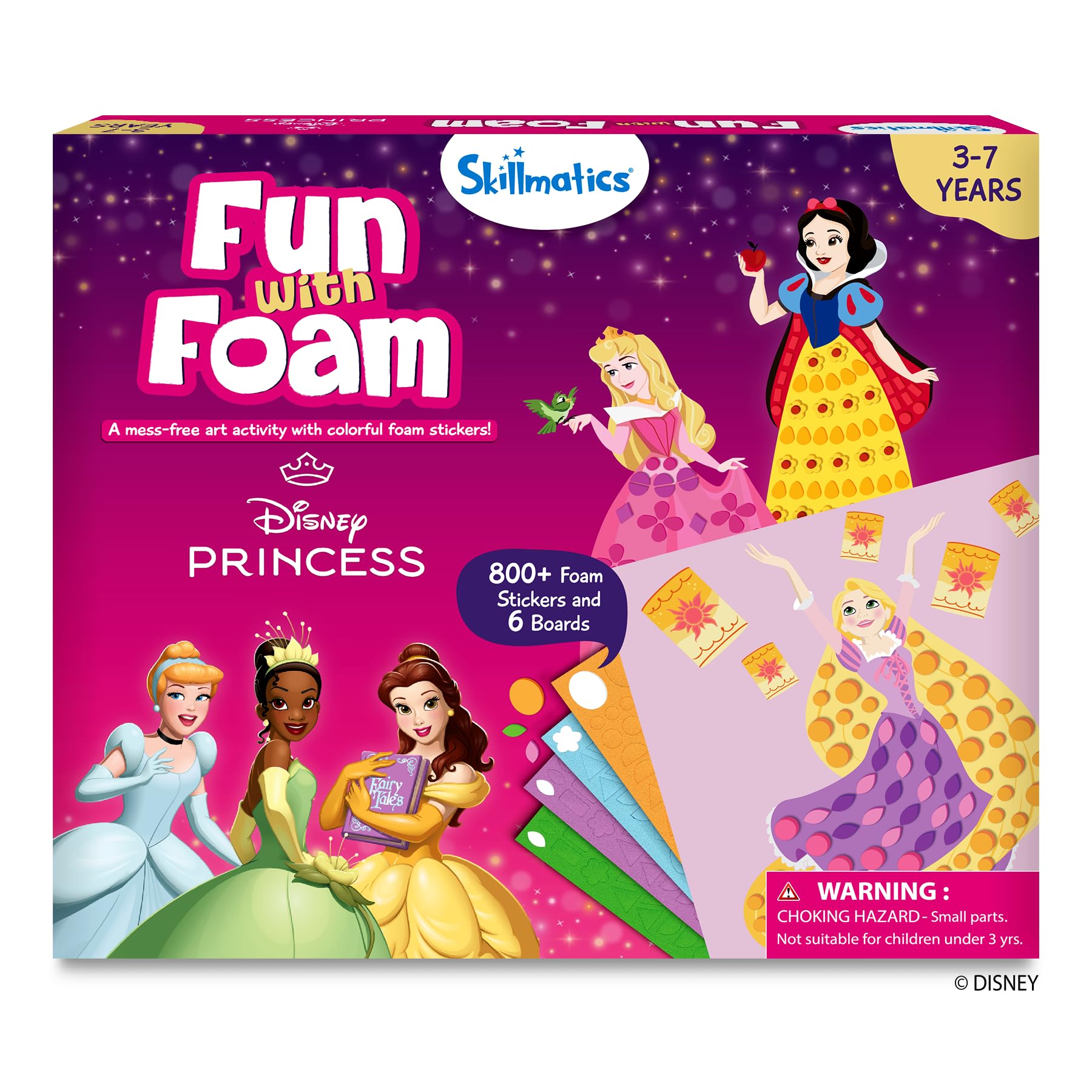 Skillmatics Fun with Foam – Disney Princess, Art &amp; Craft Kit, Gift for Kids