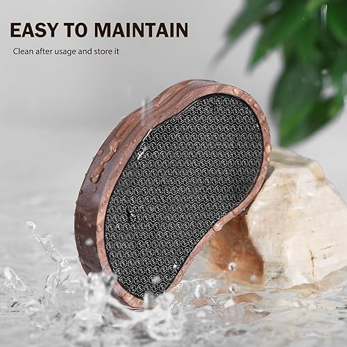 Miniatura 25 de FVION Lima de pie removedor de callos afeitadora de talón agrietado - Lima de pedicura de doble cara/raspador de pies para pies húmedos y secos Verde