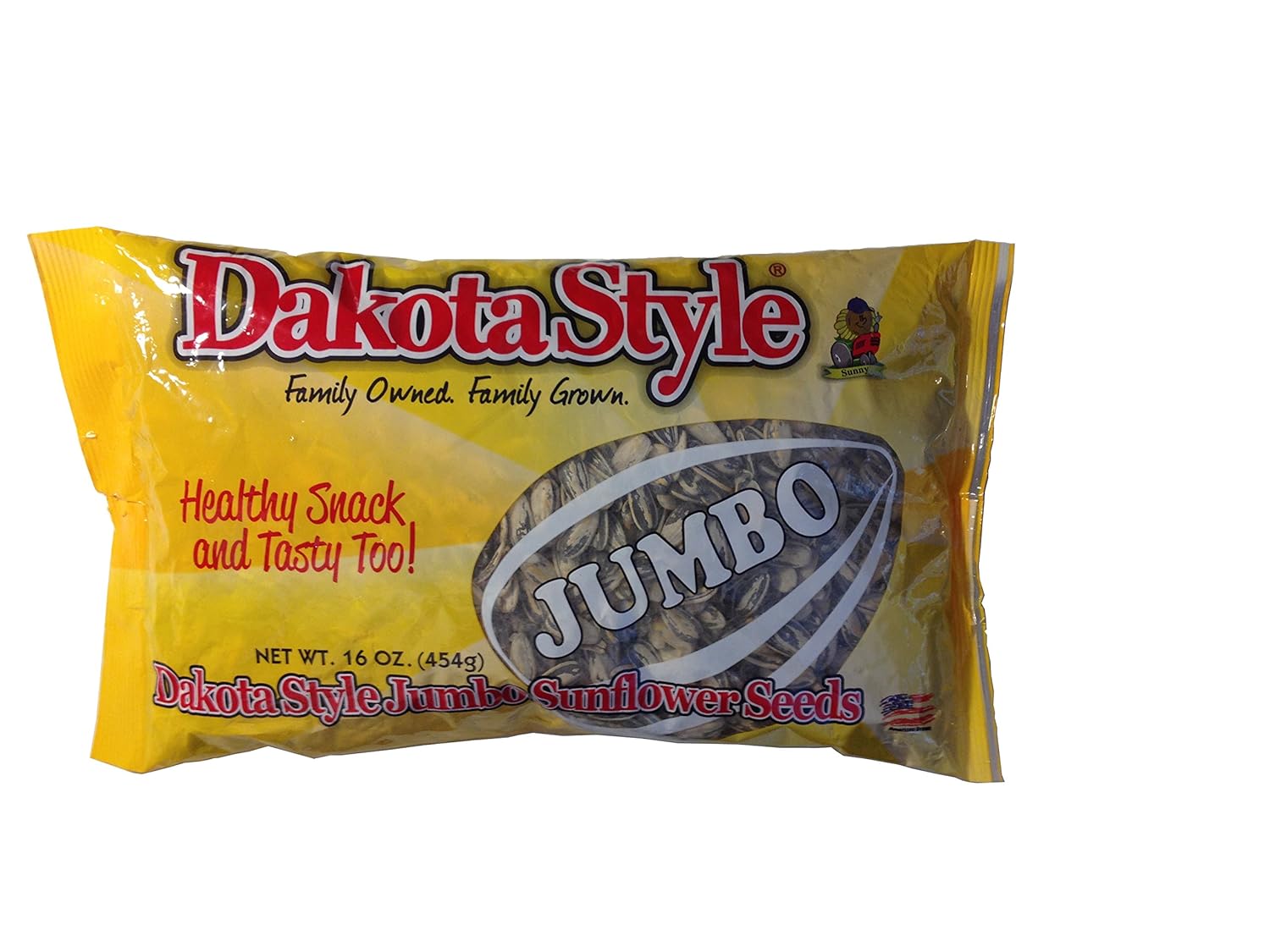Dakota Style Sunflower Seeds, Jumbo 16 Oz (Pack of 2