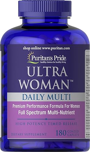 Puritans Pride Ultra Mujer Max Daily Multivitamin-90 cápsulas