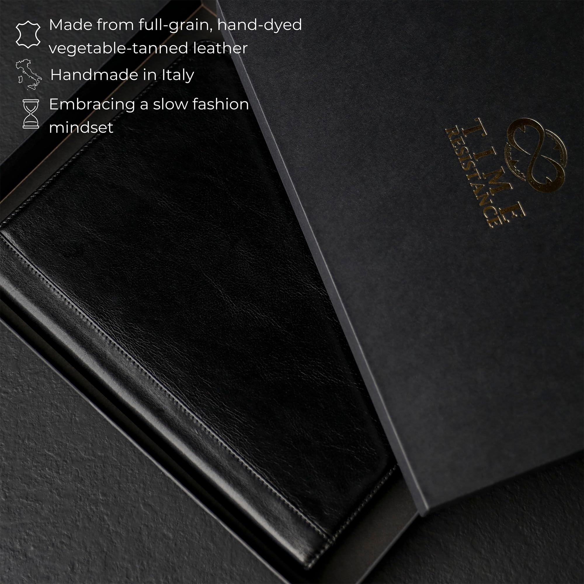 Portafoglio in Pelle Time Resistance Portadocumenti Formato Tablet Piccola Ventiquattrore