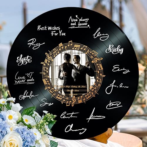 Miniatura 18 de Letrero de boda personalizado para firma, alternativa al libro de invitados de boda, letrero de boda personalizado con nombre de invitado, letreros