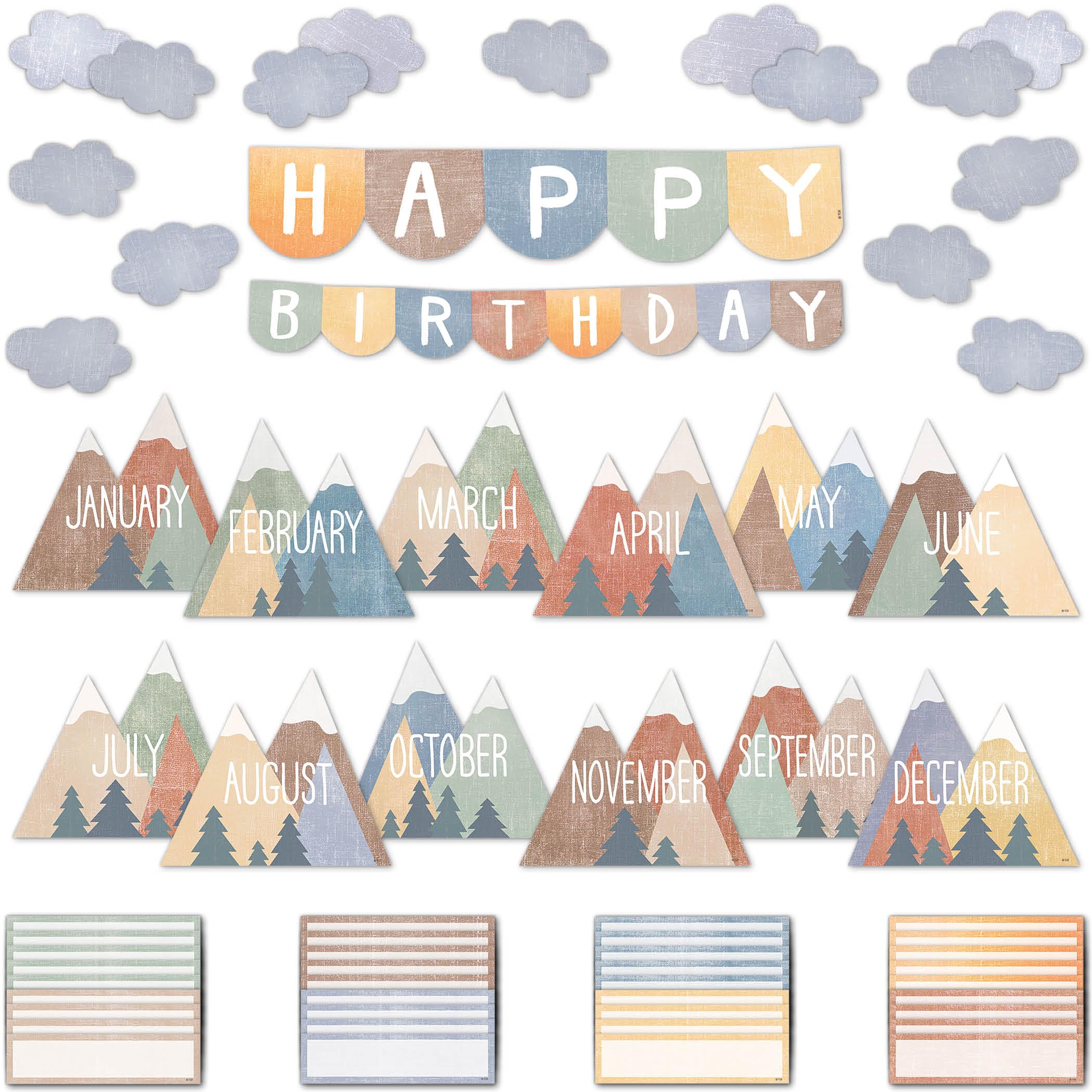 Happy Birthday TCR9171 tableau d'affichage pour créer un coin anniversaire