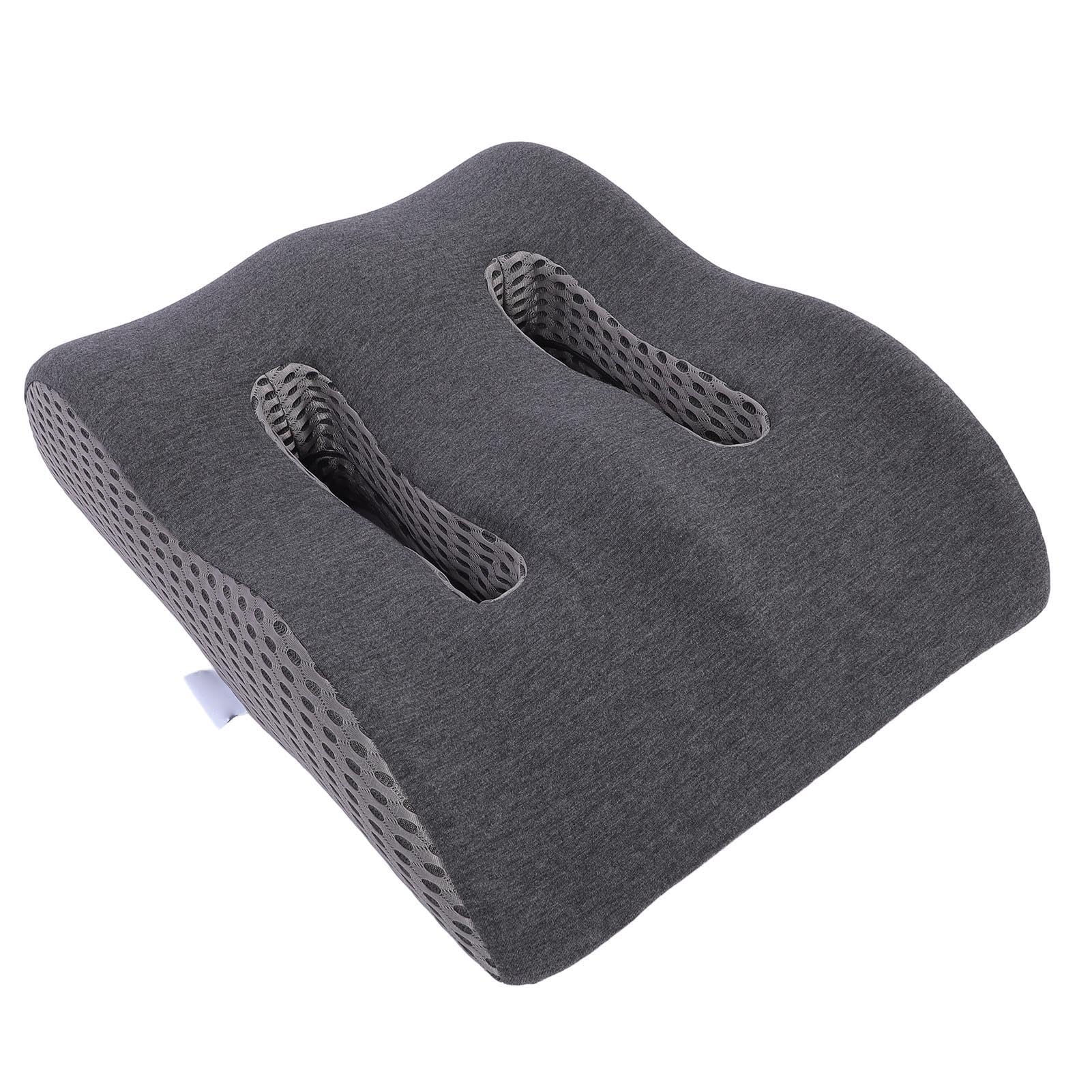 KKPLZZ Almohada para piernas de espuma viscoelástica, ergonómica, comodidad mejorada, extraíble, transpirable, cojín elevador de piernas para dormir en casa