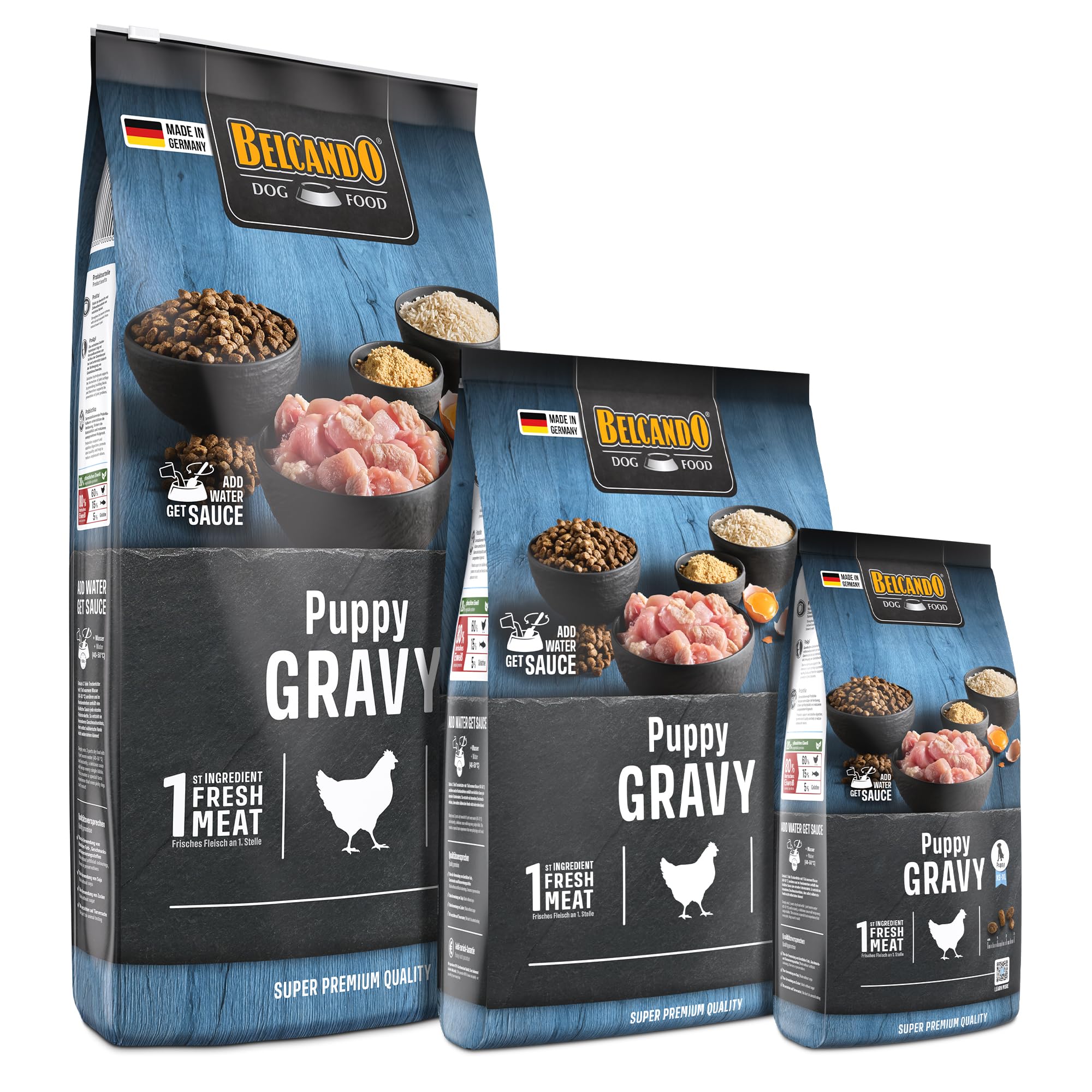 Belcando Puppy Gravy Puppy Food, Dry Food for Puppies, Complete