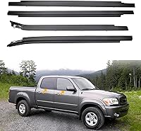Dasbecan 4PCS Door Window Belt Weatherstrip for Toyota Tundra Extended Cab 2000-2006 - OE Replacement Trim Molding Seals
