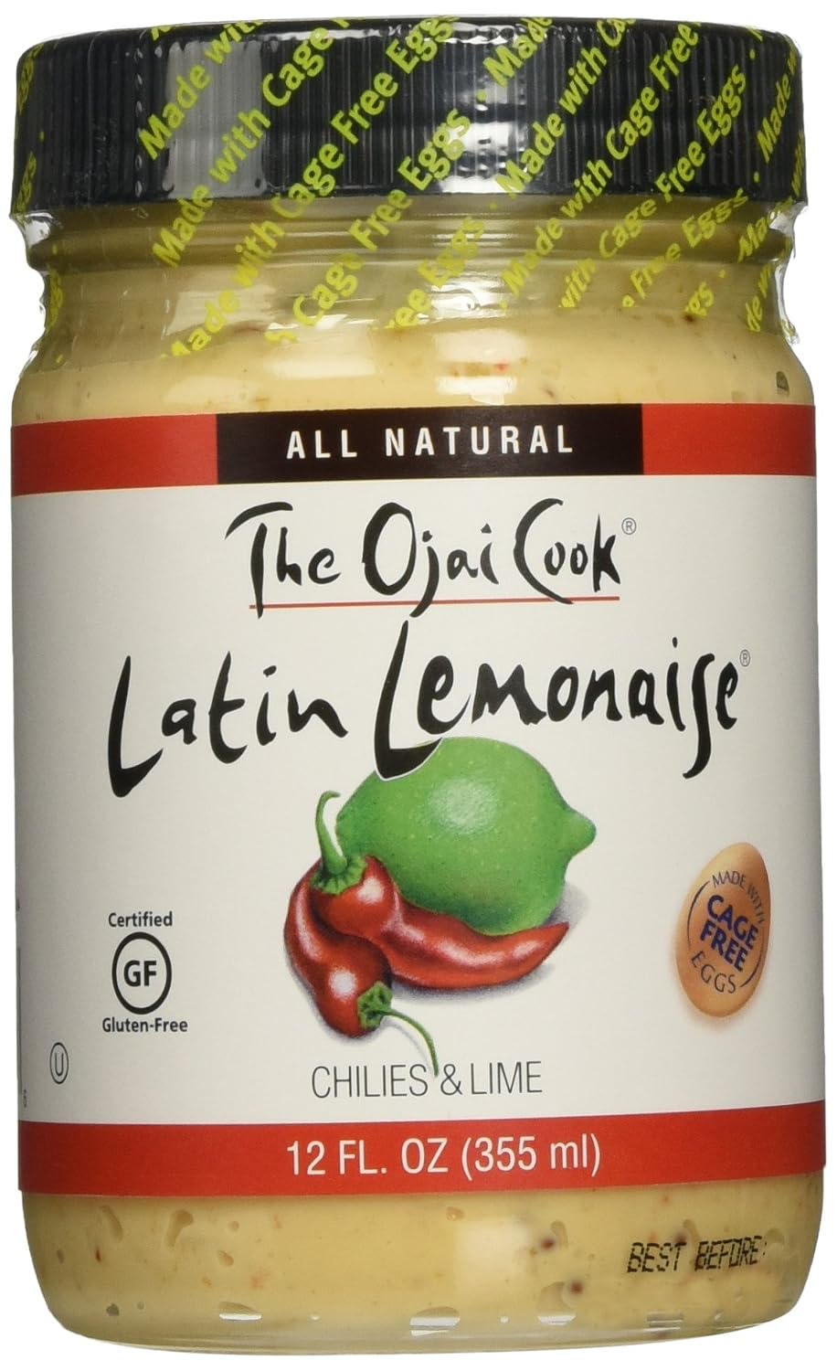 The Ojai Cook Lemonaise, Light, 12 Ounce (Pack of 6)