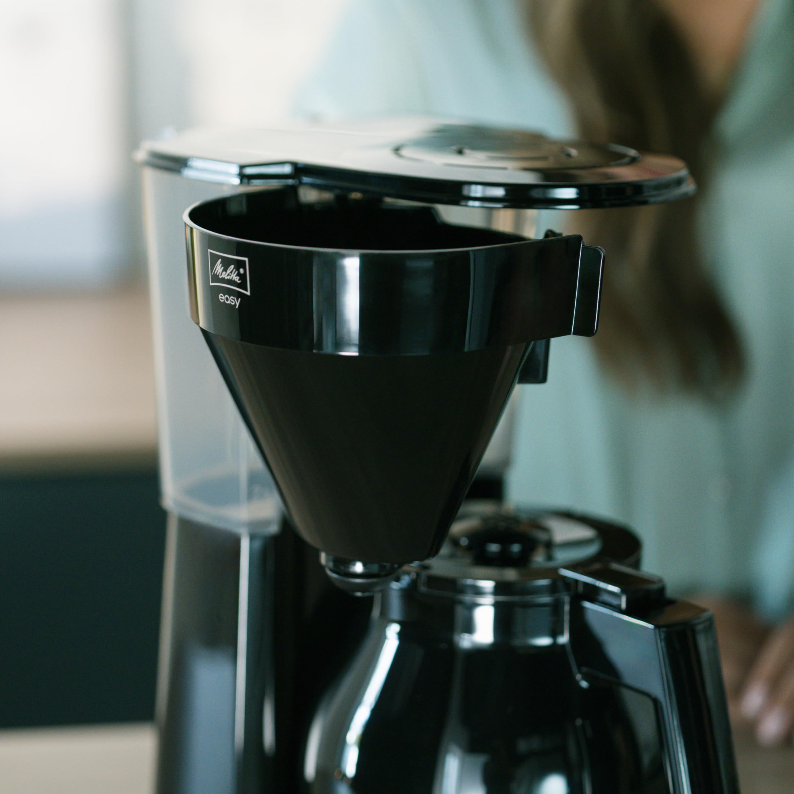 Melitta Cafetière Filtre Avec Verseuse Isotherme Easy Therm II, 1L, Noir
