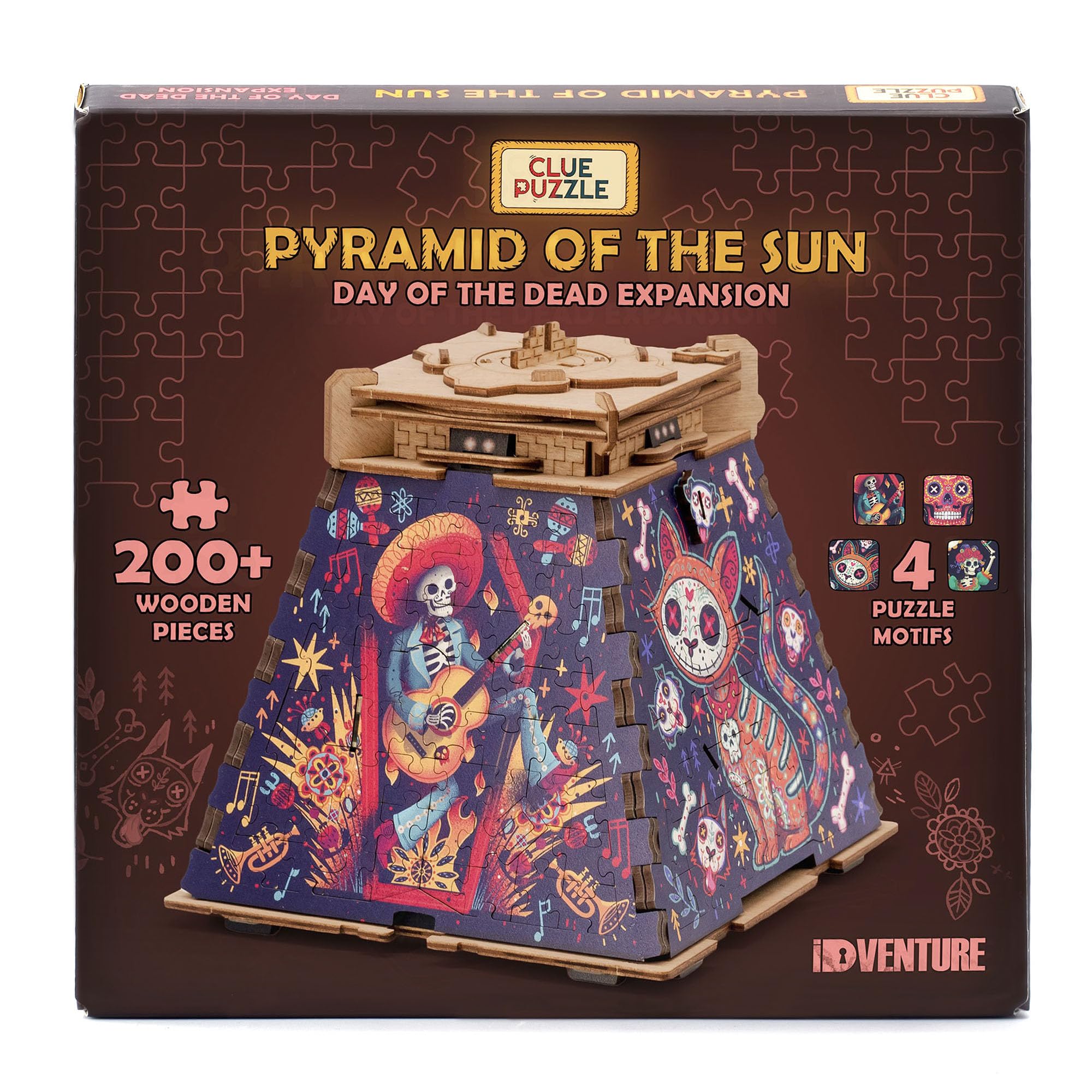 iDventure Cluepuzzle Expansion Day of the Dead, Extension Day of the Dead, 20.3 x 2.3 cm