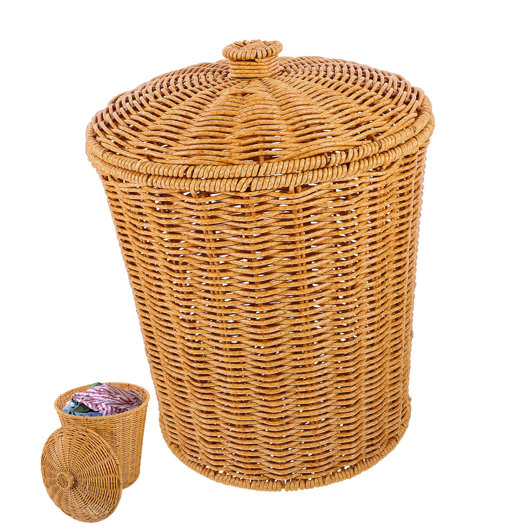 Poubelle couvercle salon et panier de rangement pour la maison