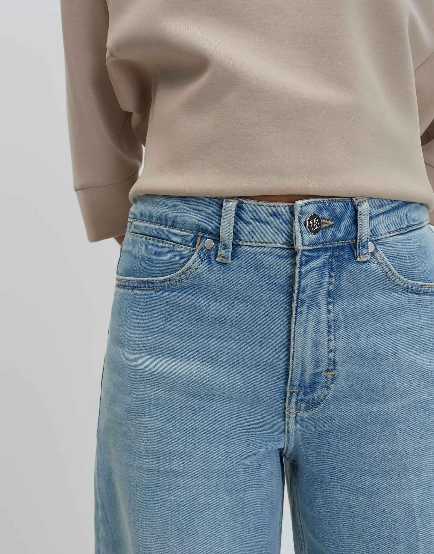 someday Damen Wide | CELLMA Iconic Wide Leg Denim aus BCI Cotton Mix Mid Rise