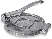 Fox Run Cast Iron Tortilla Press 7.25" - Heavy Duty for Homemade Tortillas, Empanadas, Arepas & More