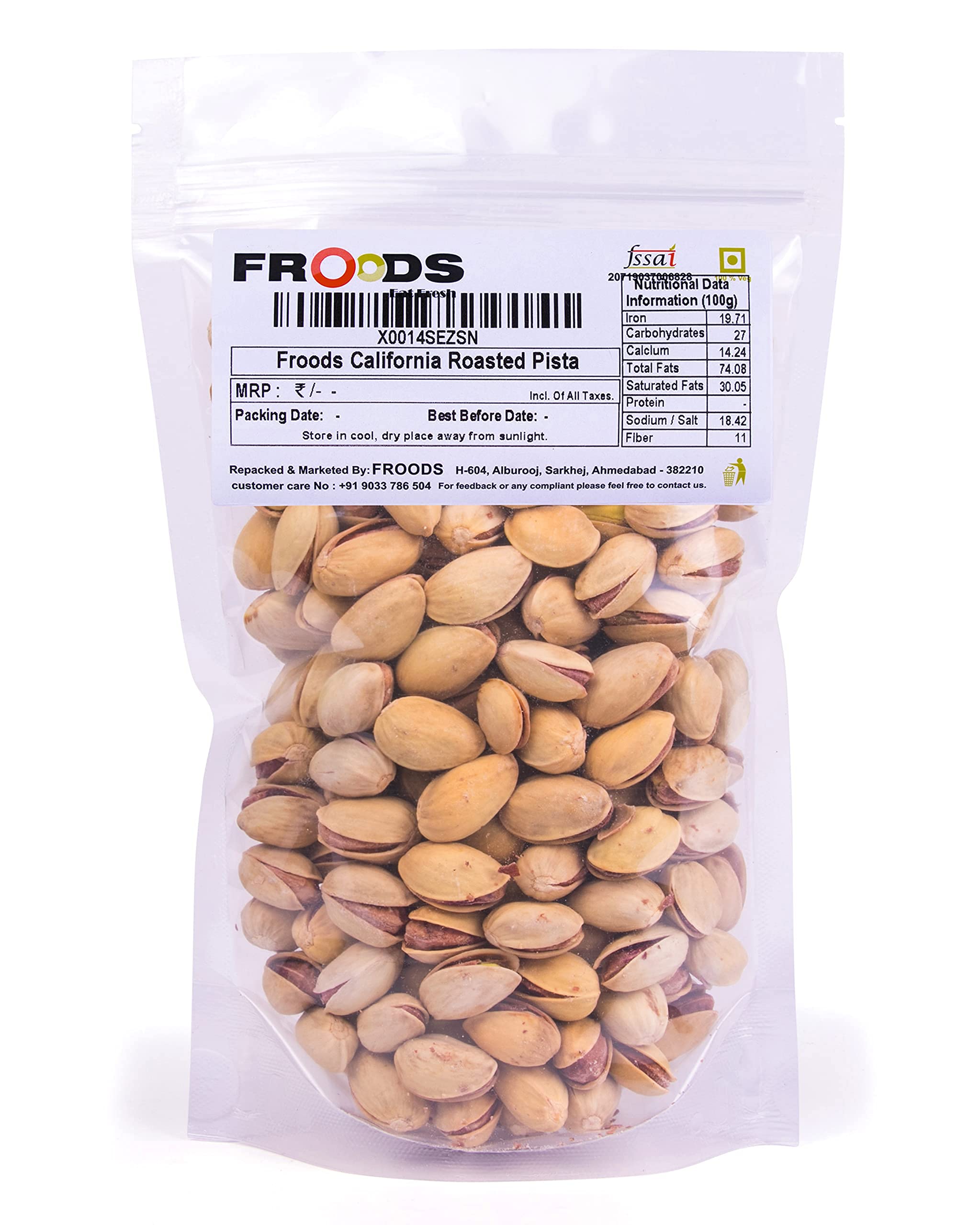 FROODS California Roasted Pistachios Large Lightly Salted, Premium Pista, salted and roasted pistachios 500G (B085CJZXRY) Amazon Price History, Amazon Price Tracker