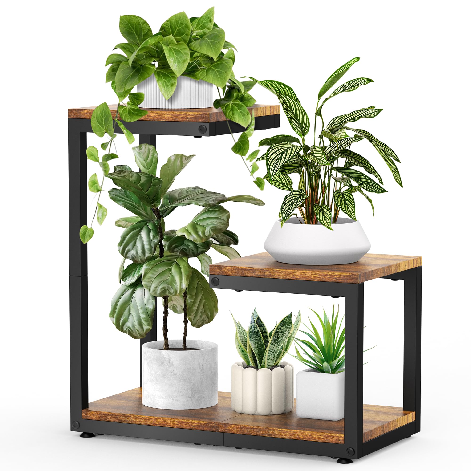 YOCOMEY 3 Tier Corner Plant Stand