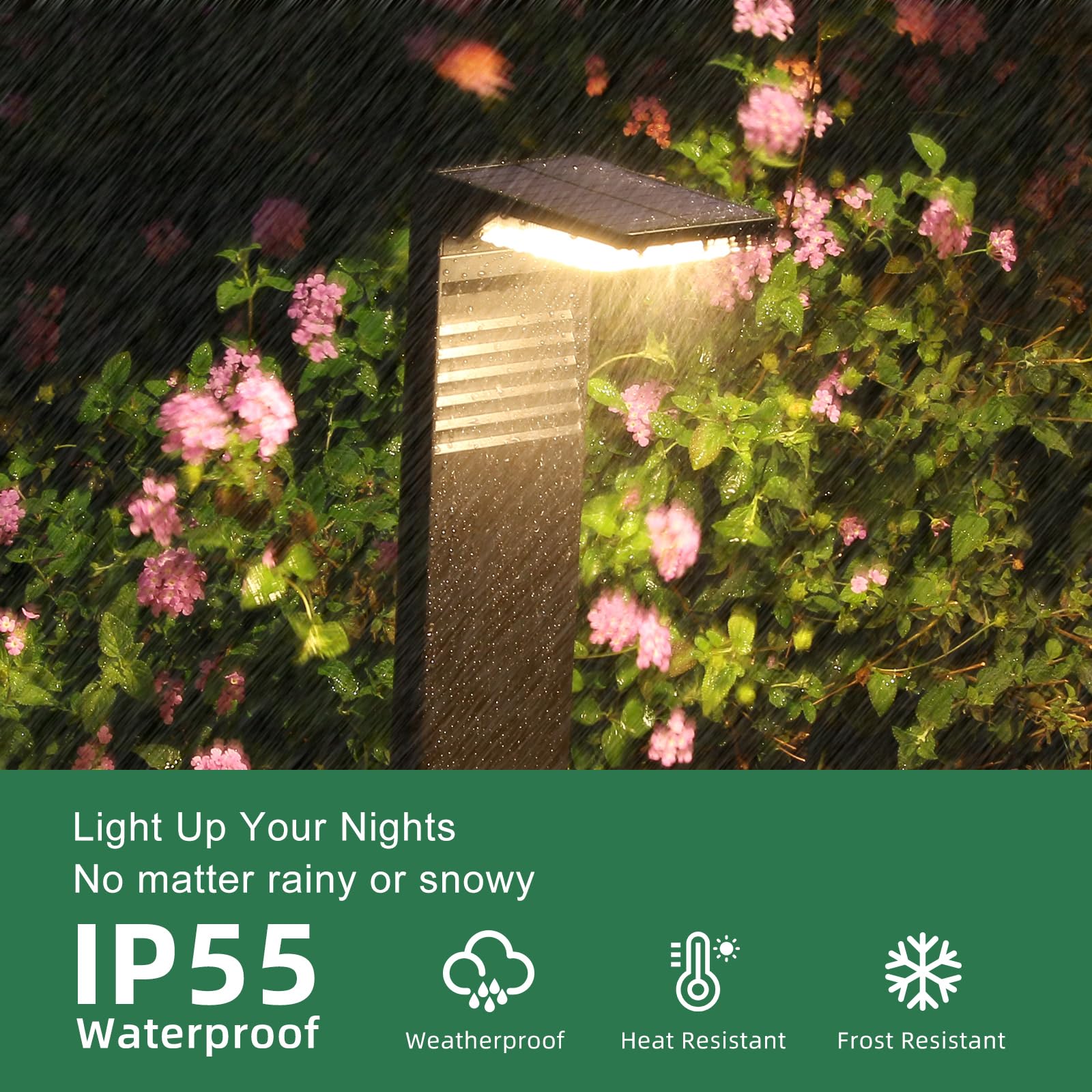 LES FLEURS Lampes solaires d'extérieur YH0801D-UK-6P