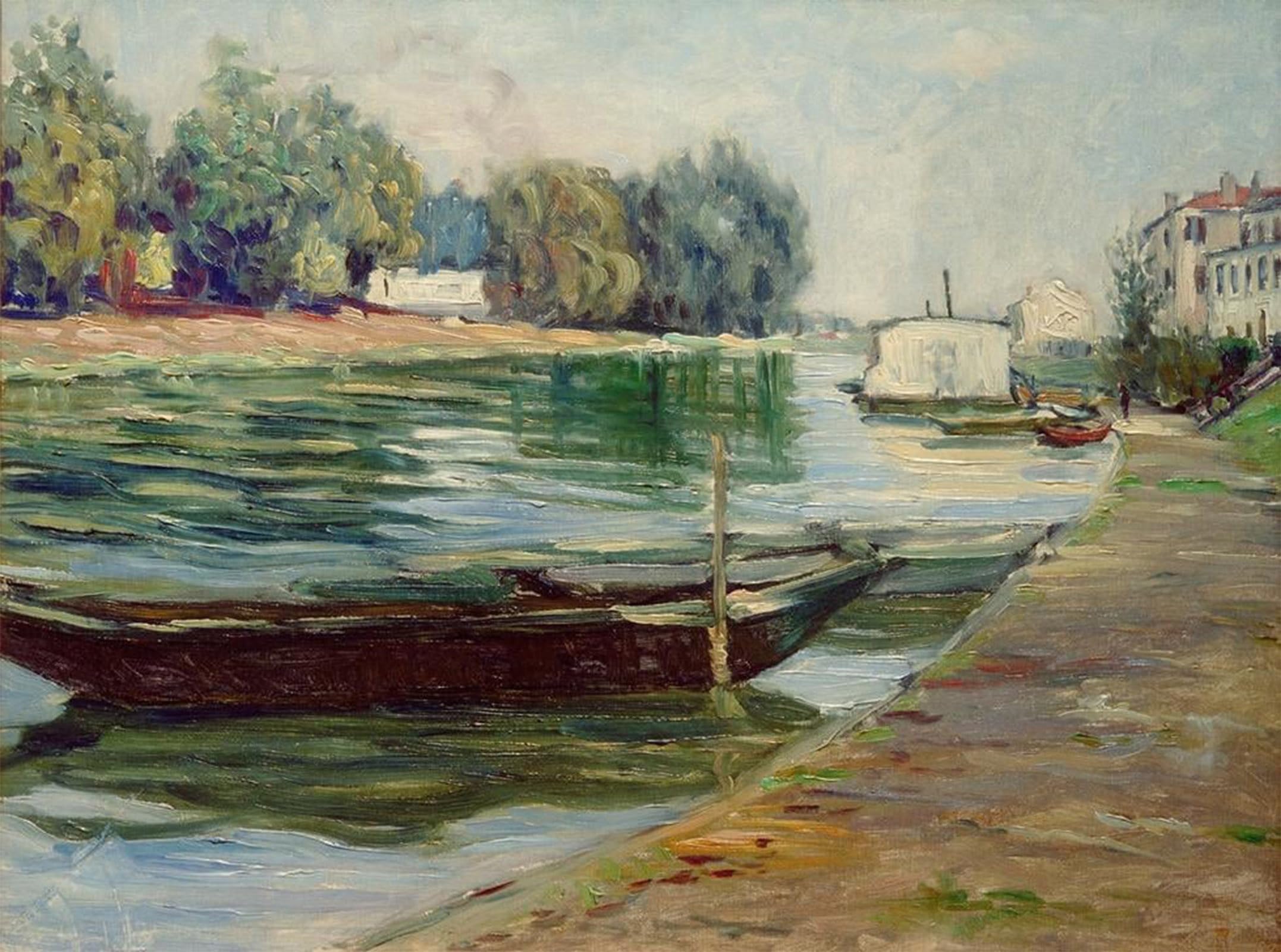 Cuadro del Sena en lienzo para transformar tu hogar con el arte de Caillebotte 5