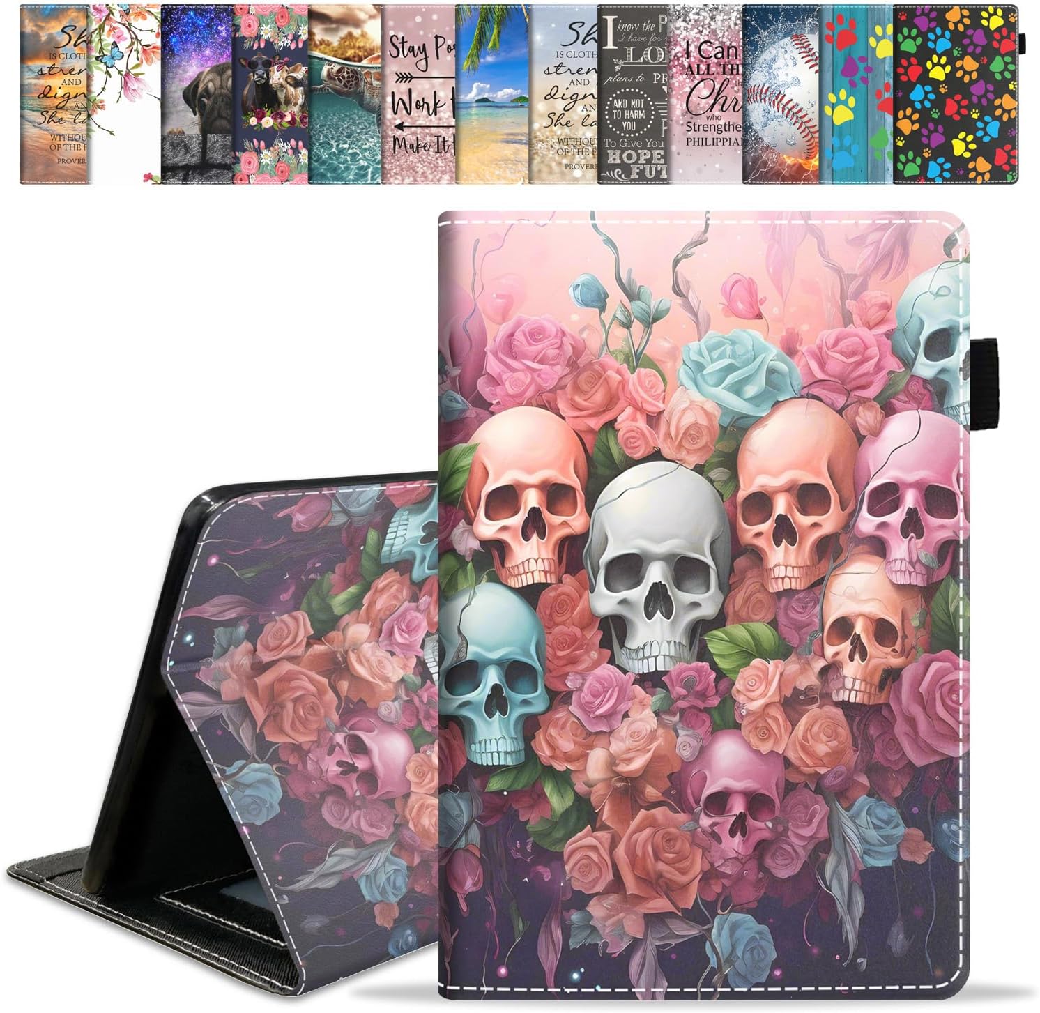 Case for Amazon Kindle Fire HD 10 & 10 Plus Tablet 10.1" (13th/11th Generation, 2023/2021 Release) - Premium PU Leather Cover with Auto Sleep Wake, Owl Under The Moon