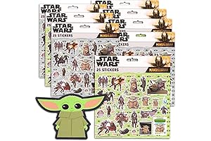 Baby Yoda Stickers Party Favors: Express Your Love for the Mandalorian with 200 Enchanting Stickers