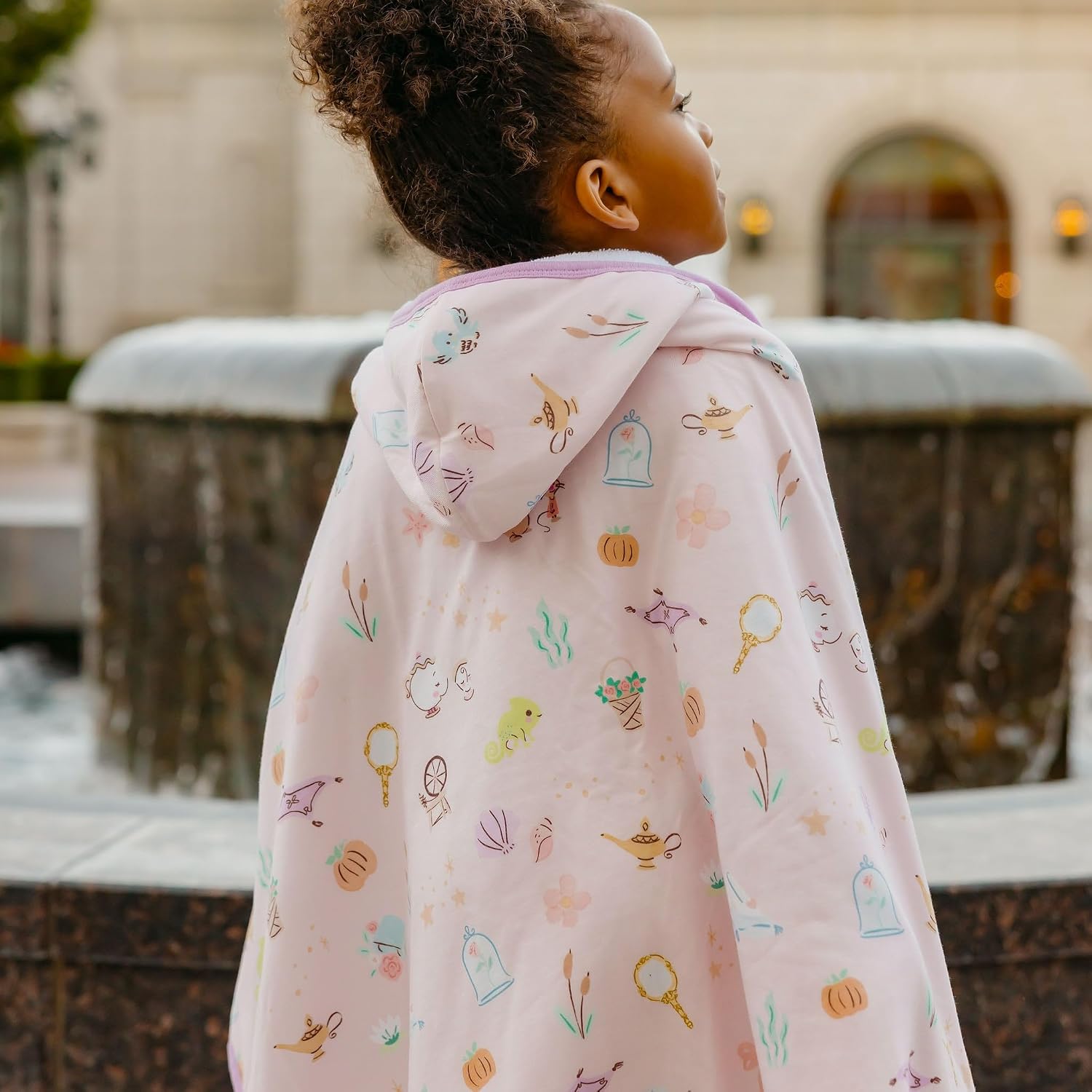 Copper Pearl Premium Big Kid Hooded Towel Enchanted Friends