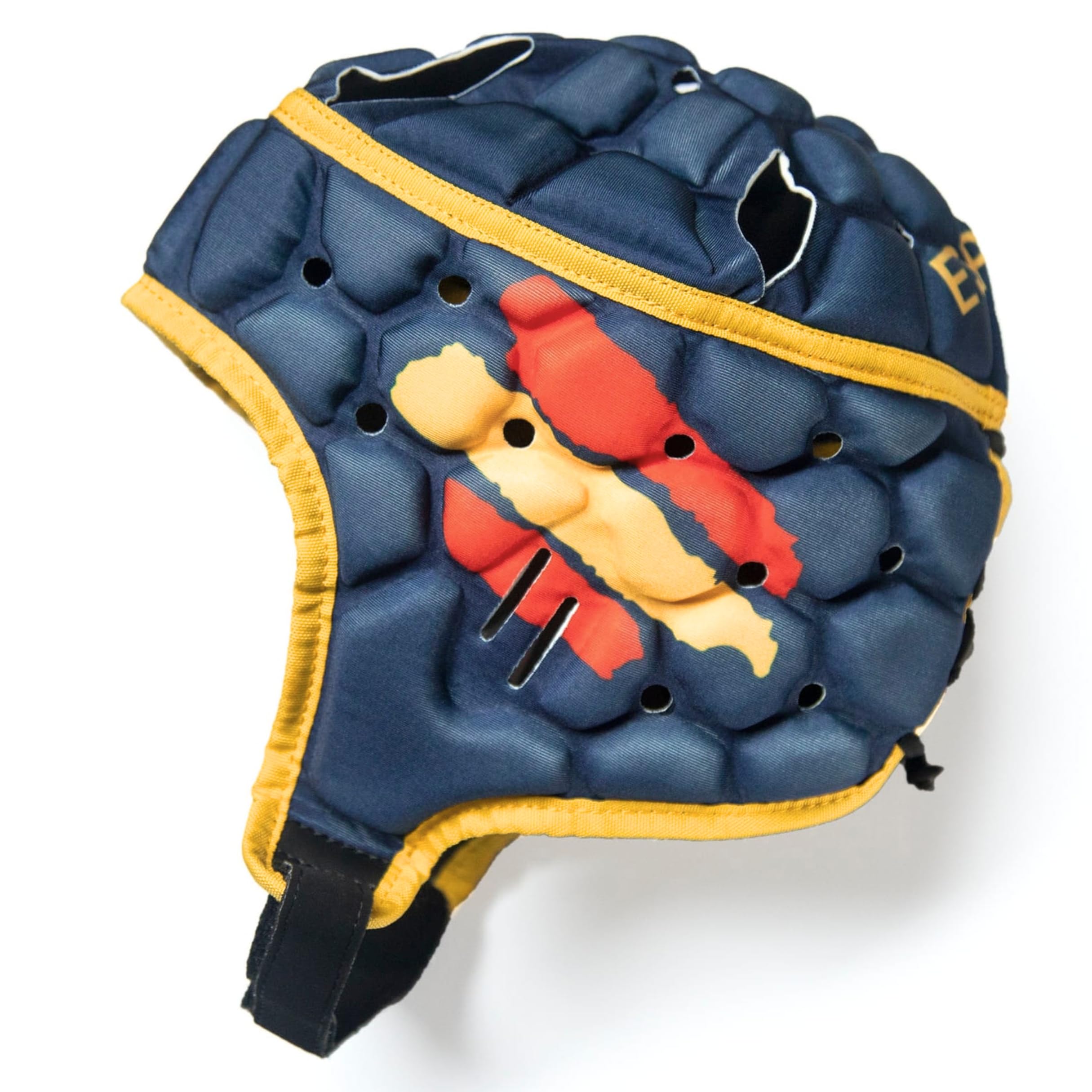 Casco de Rugby Profesional Air-Pro - Adultos y Jóvenes Unisex - Ajustable - Protector de Cabeza Acolchado - Modelo España Flag