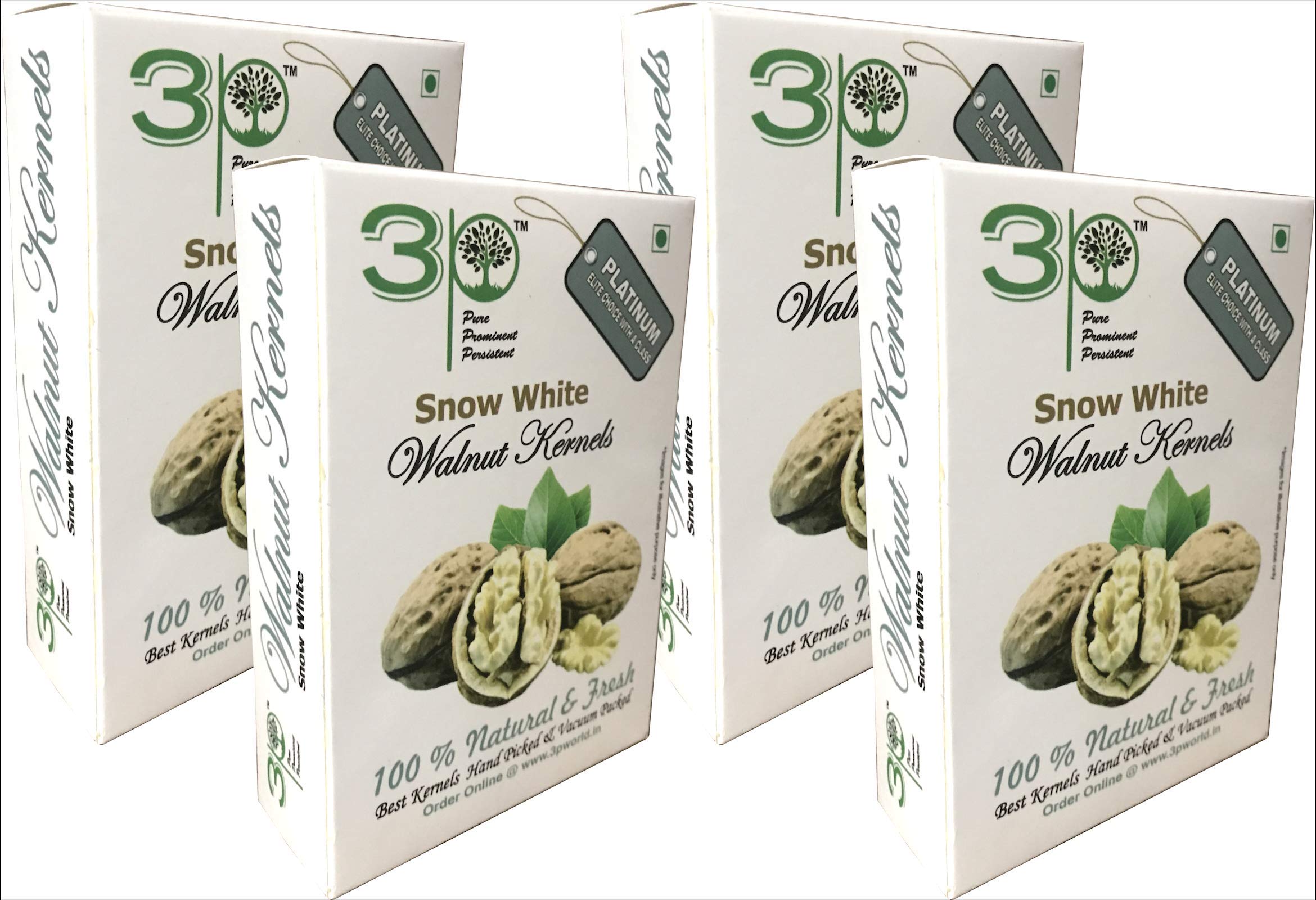 3p Extra Light | Organic| Natural|Akhrot|Value Pack|Akhrot giri|Wallnut|Kashmiri Walnut Kernels 1kg (250 gm x pack of 4) (B07J9PD3HJ) Amazon Price History, Amazon Price Tracker