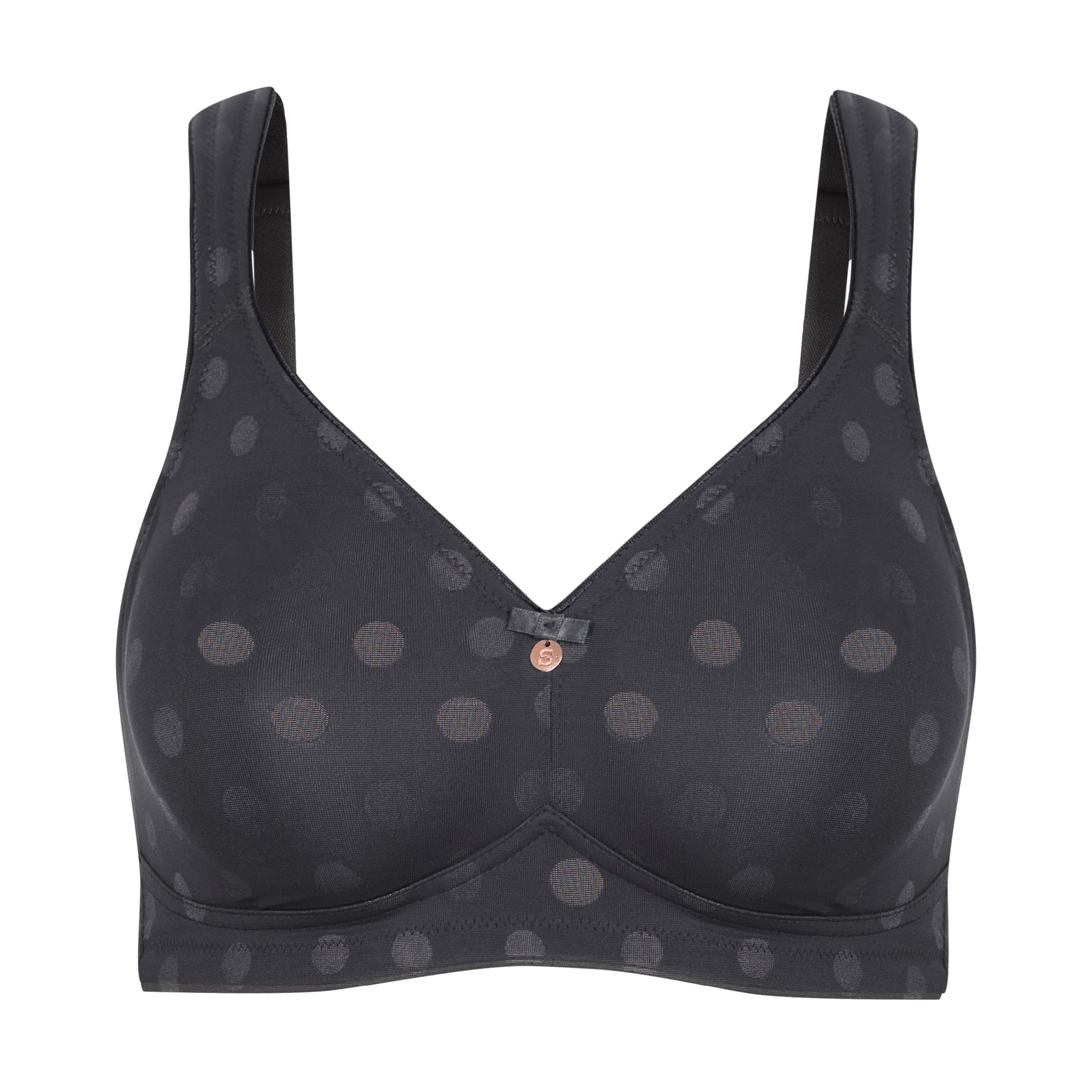 SUSA BH Damen ohne Bügel Rhodos, Damen-BHs mit genähten Cups & breiten Trägern, Dessous mit optimaler Passform