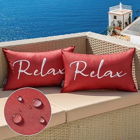 MIULEE Outdoor Rectangle Pillow Cover